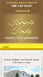 Mobile Screenshot of kaminskifamilyfuneralhomes.com